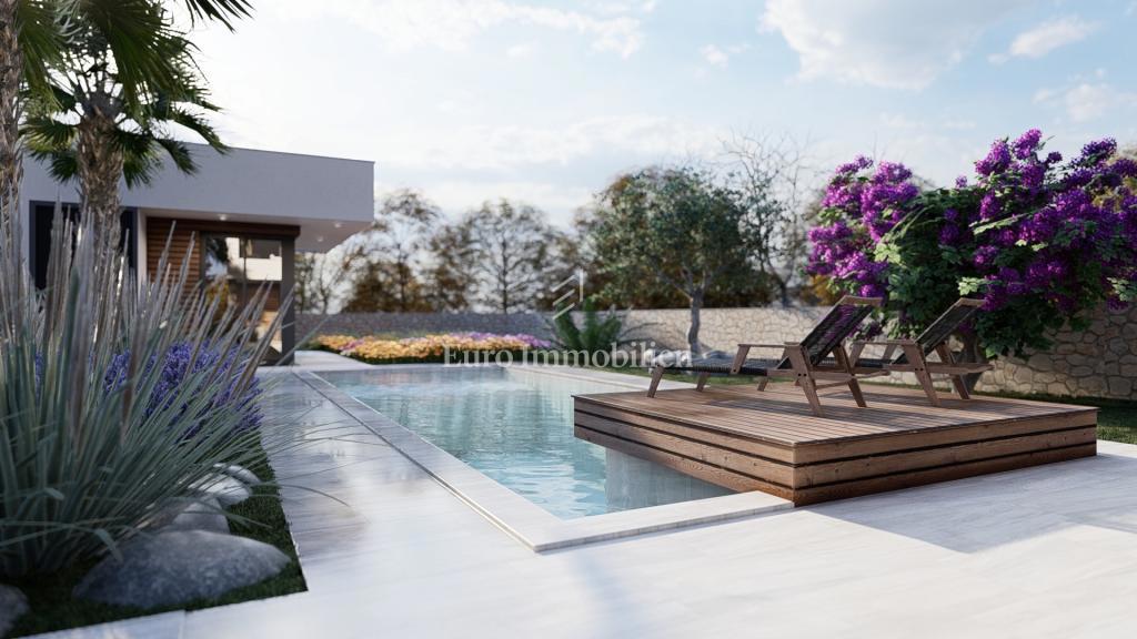 Dintorni di Baška - villa indipendente con piscina