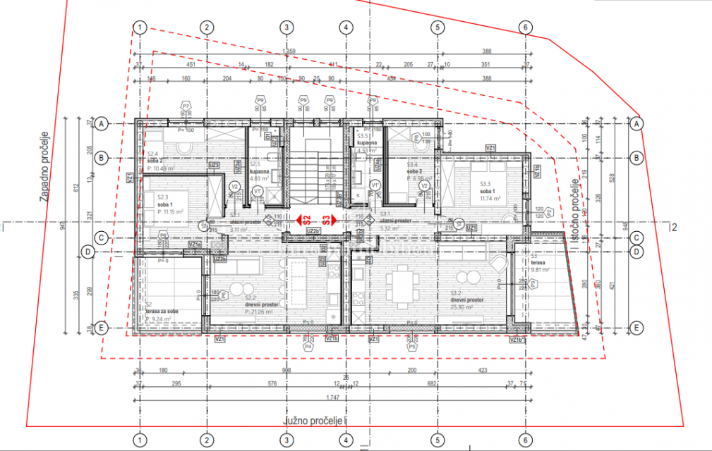 Povile – appartamento nuova costruzione 30 m mare