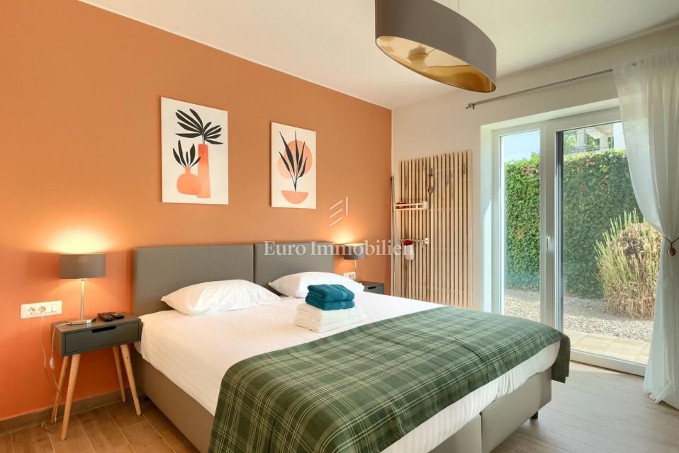 Casa mediterranea con vista mare