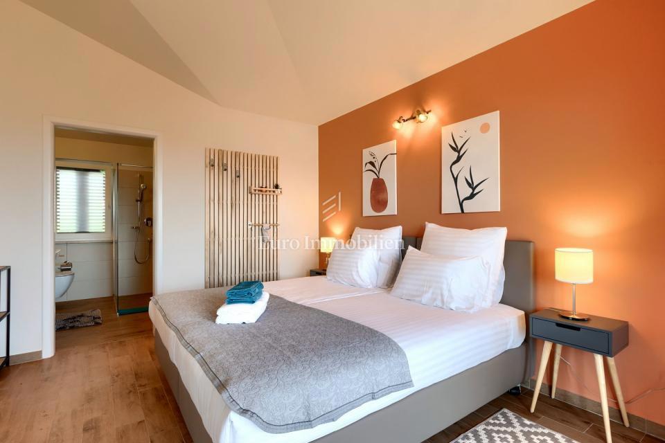 Casa mediterranea con vista mare