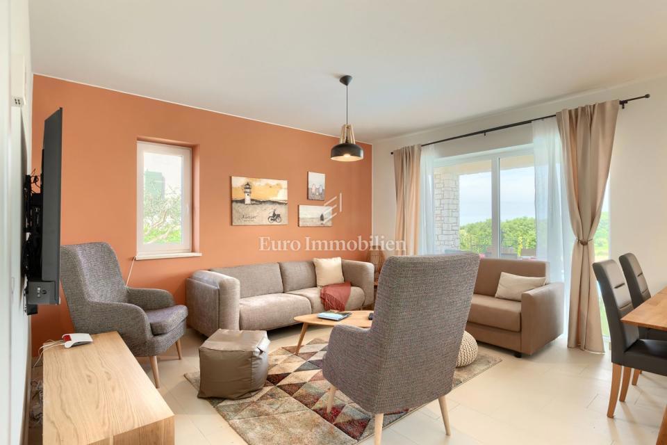 Casa mediterranea con vista mare