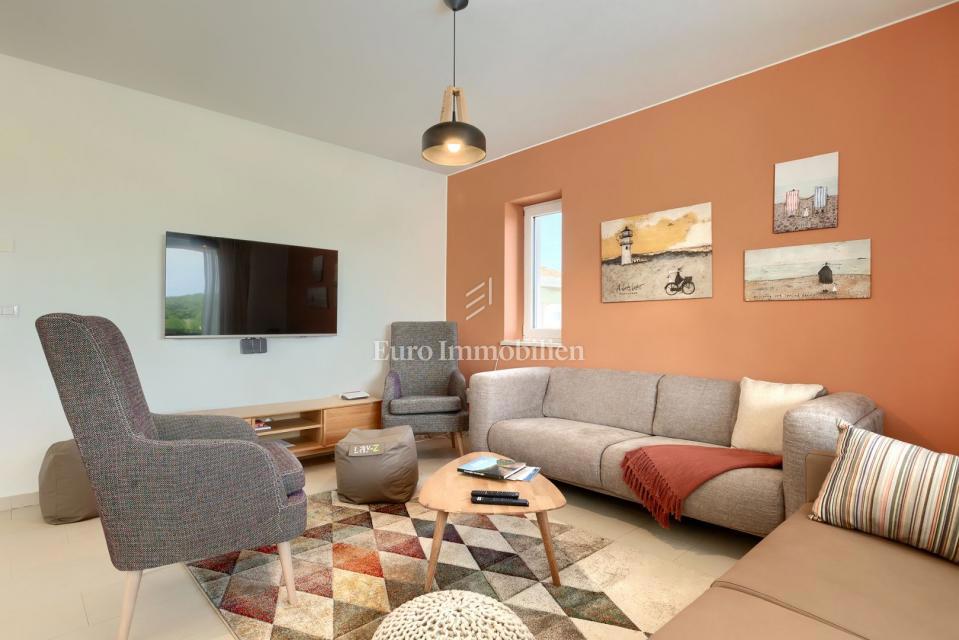 Casa mediterranea con vista mare