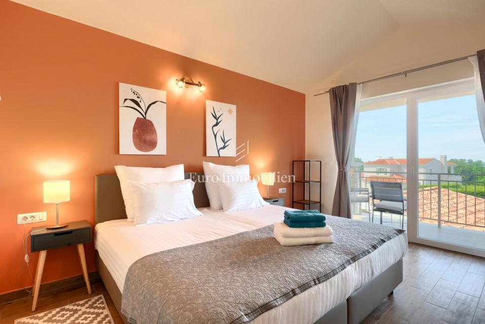 Casa mediterranea con vista mare