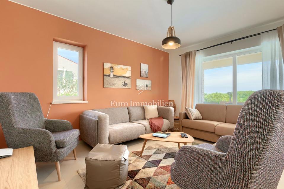 Casa mediterranea con vista mare