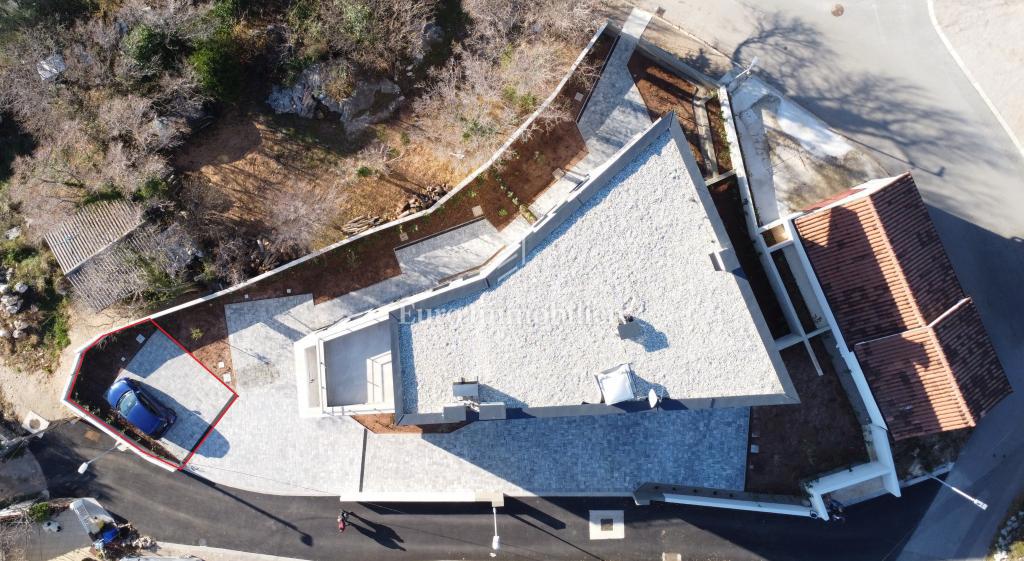 Attico arredato in un nuovo edificio