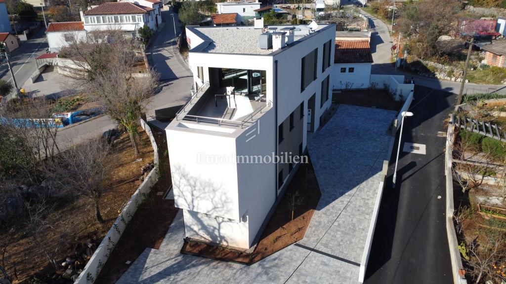 Attico arredato in un nuovo edificio