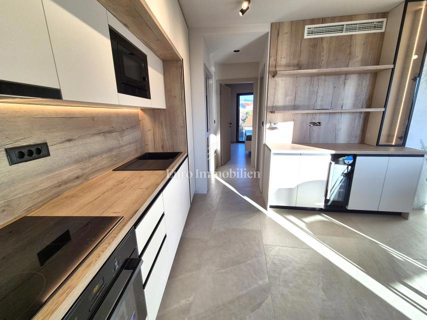 Attico arredato in un nuovo edificio