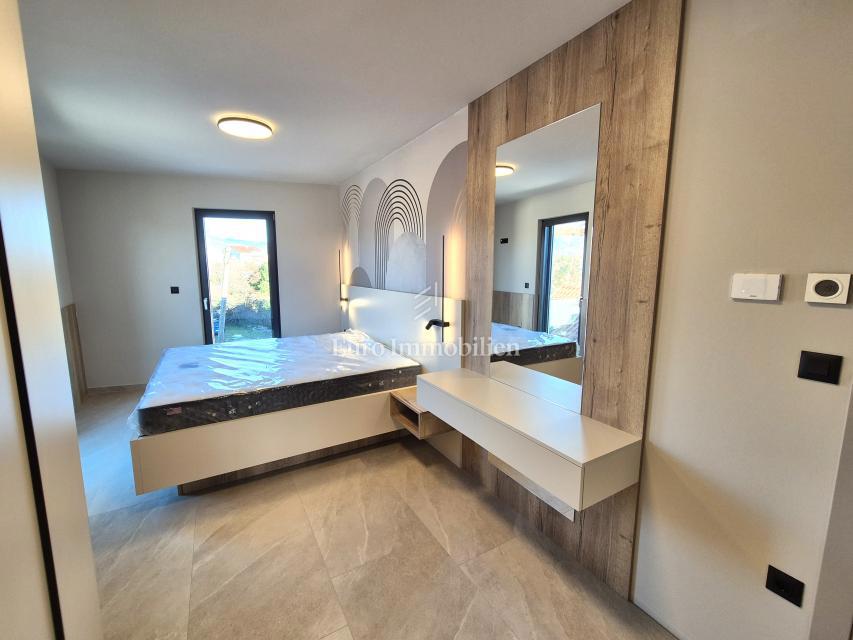 Attico arredato in un nuovo edificio