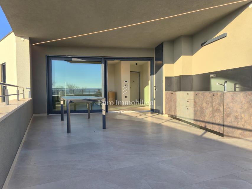 Attico arredato in un nuovo edificio