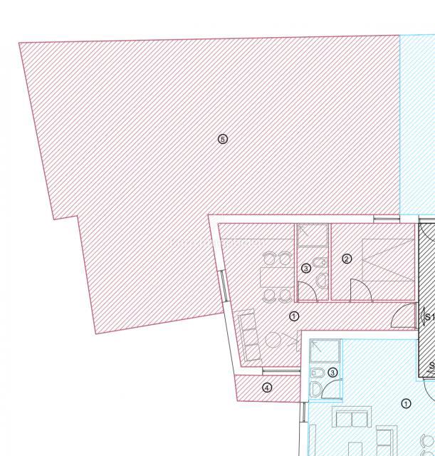 Crikvenica, appartamento con ampia terrazza e vista mare
