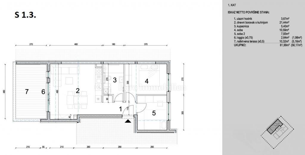 Nuovo appartamento con vista mare vicino alla spiaggia - isola Pag