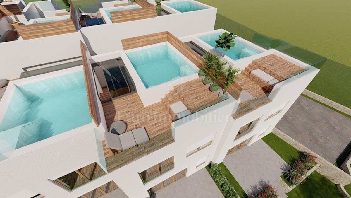 Luxury apartments in the center of Vodice, new building