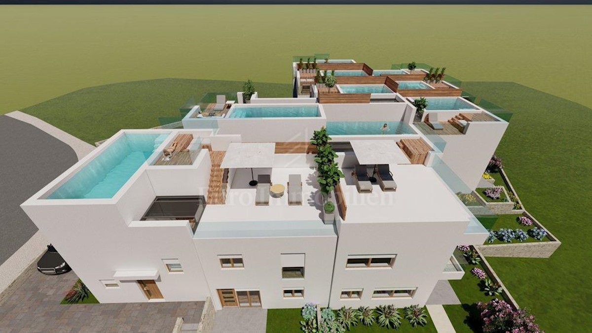 Luxury apartments in the center of Vodice, new building