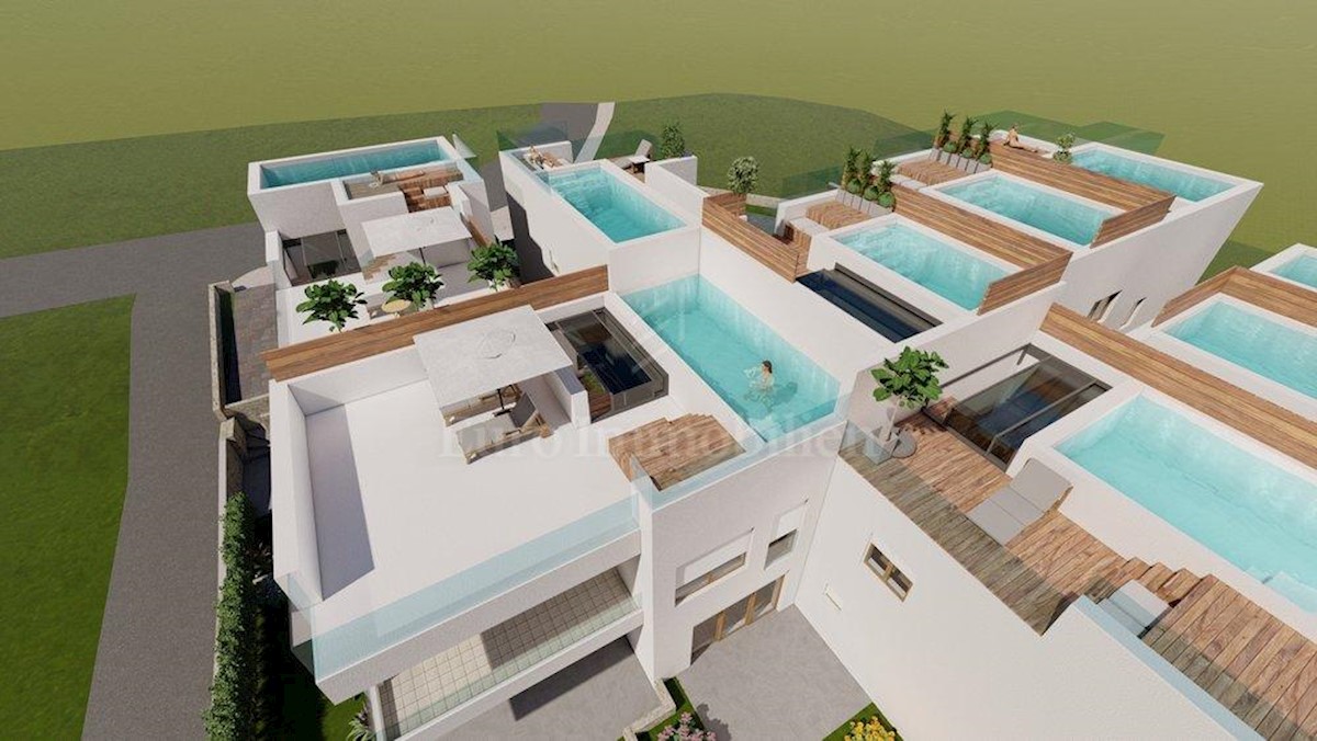 Luxury apartments in the center of Vodice, new building