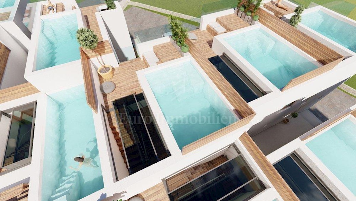 Luxury apartments in the center of Vodice, new building