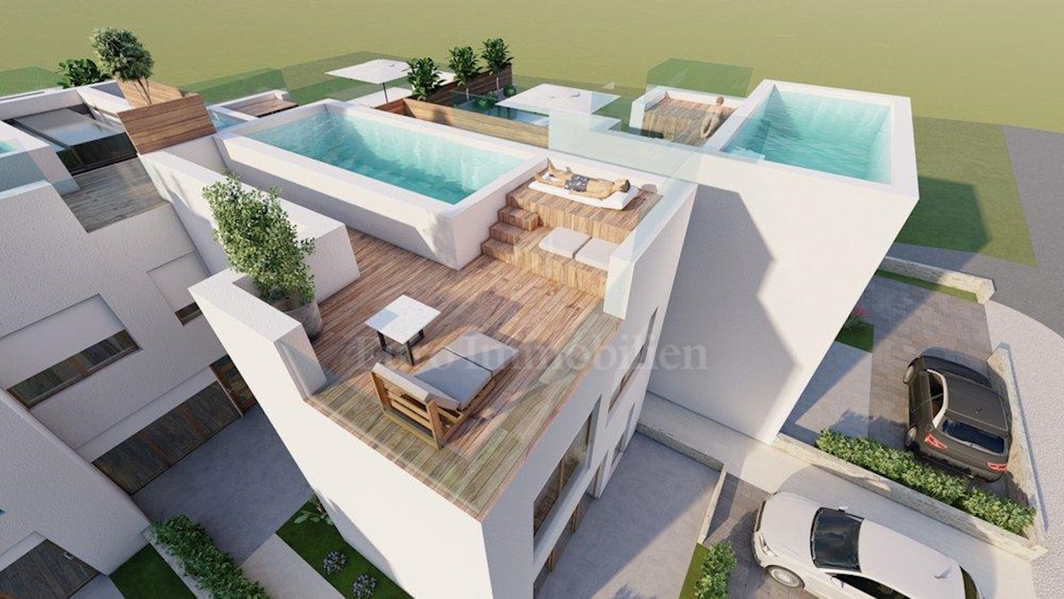 Luxury apartments in the center of Vodice, new building