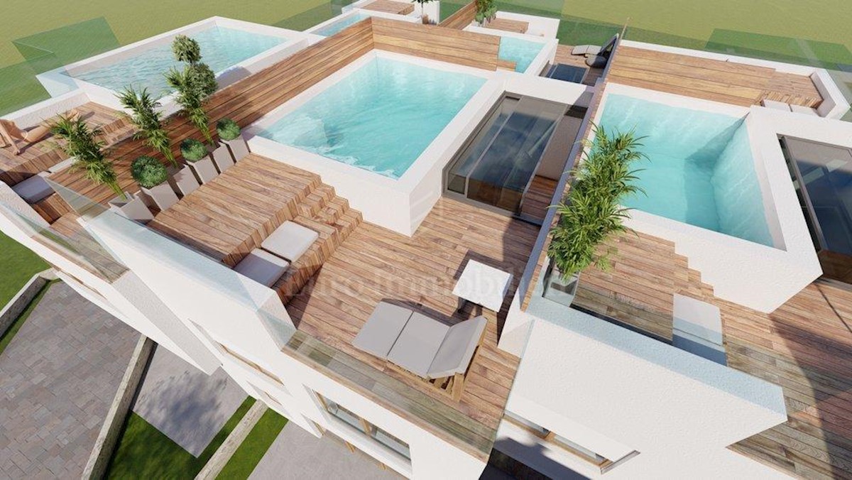 Luxury apartments in the center of Vodice, new building