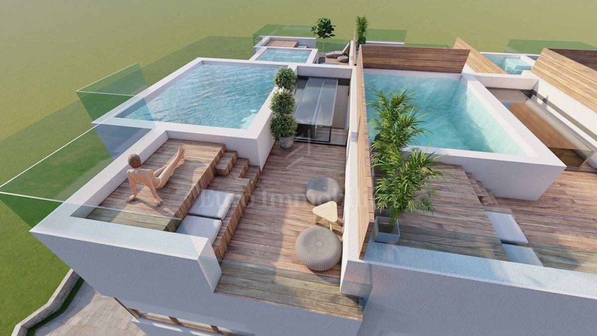 Luxury apartments in the center of Vodice, new building