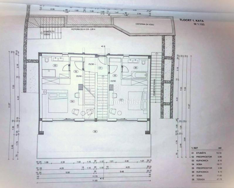 Casa moderna, prima fila al mare vicino a Senj