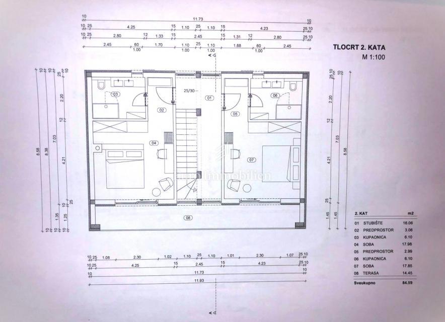 Casa moderna, prima fila al mare vicino a Senj