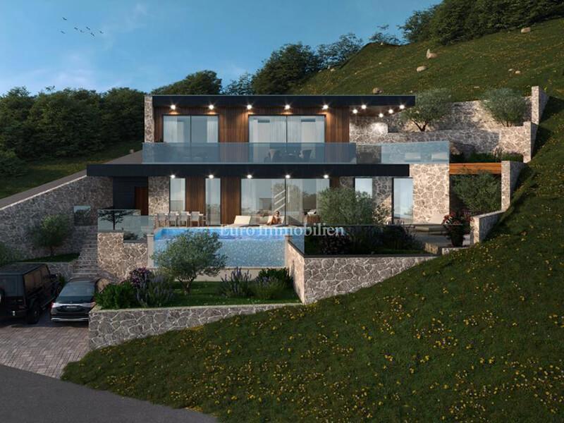 Veliko Brdo villa di lusso con piscina e splendida vista sul mare