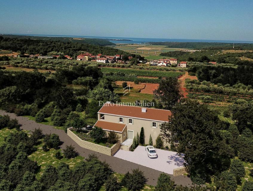 Bella villa con vista mare in costruzione, vicino di Cittanova