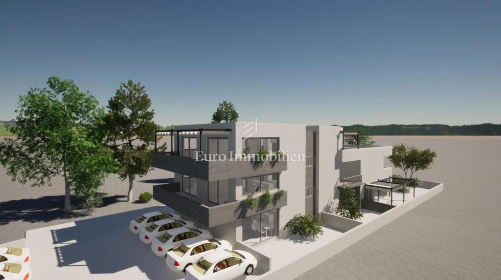 Apartment under construction with a garden, Novigrad