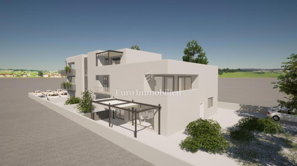 Apartment under construction with a garden, Novigrad