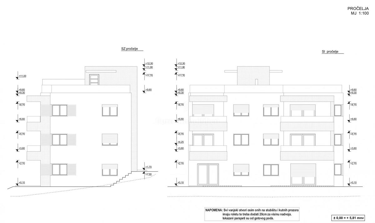 Appartamenti con vista sul mare - nuova costruzione Vinjerac