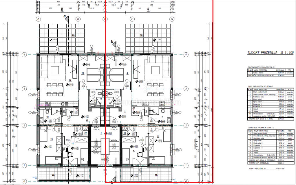 Novo stanovanje s panoramskim pogledom na morje