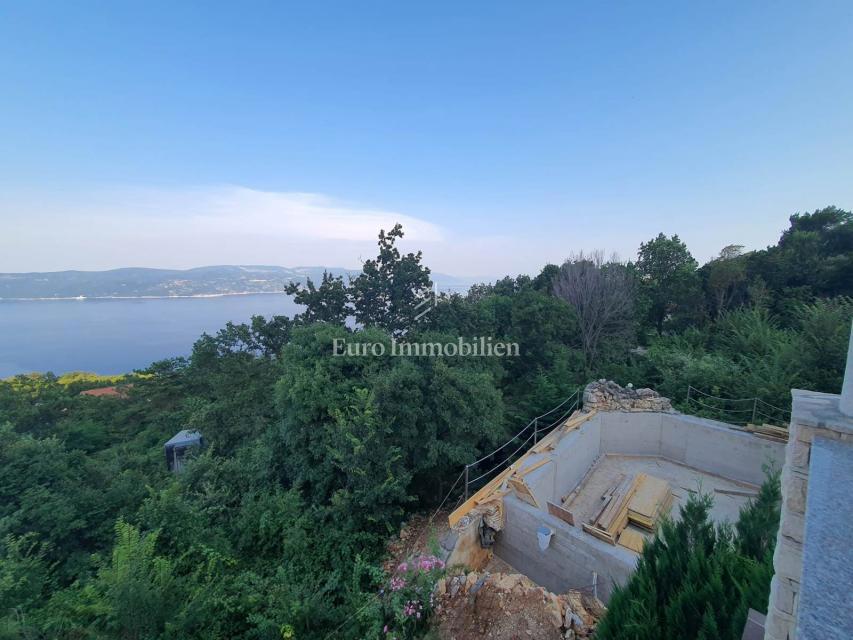 Labin - casa con vista mare e piscina