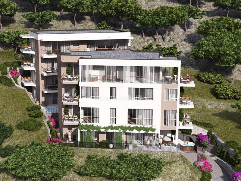 Tučepi, Appartamenti bilocali di una nuova costruzione