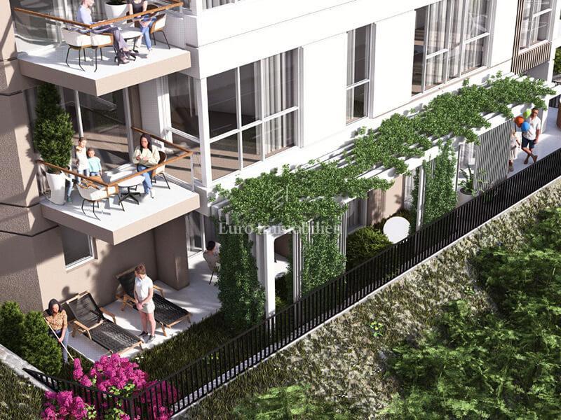 Tučepi, Appartamenti bilocali di una nuova costruzione