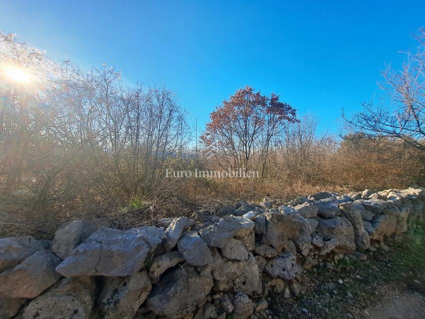 Dintorni di Malinska - Terreno edificabile con vista mare