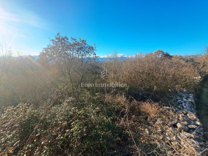 Dintorni di Malinska - Terreno edificabile con vista mare