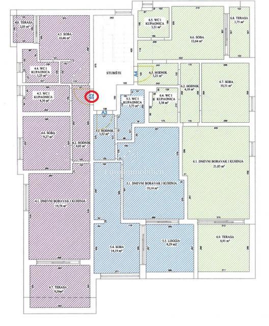 Appartamento con 2 terrazze in seconda fila al mare - l'isola di Pag