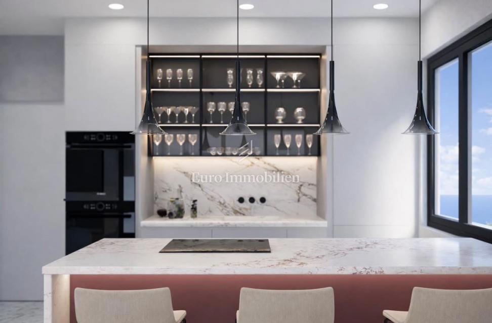 Opatija – Attico con giardino e vista panoramica