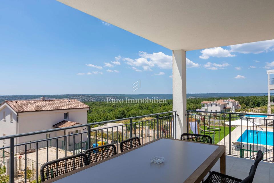 Istria - Villa con piscina e vista panoramica sul mare