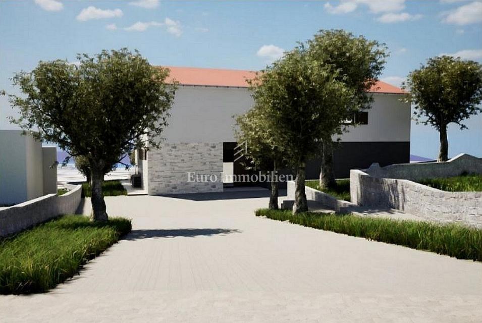 Isola di Pago - terreno edificabile con vista e permesso