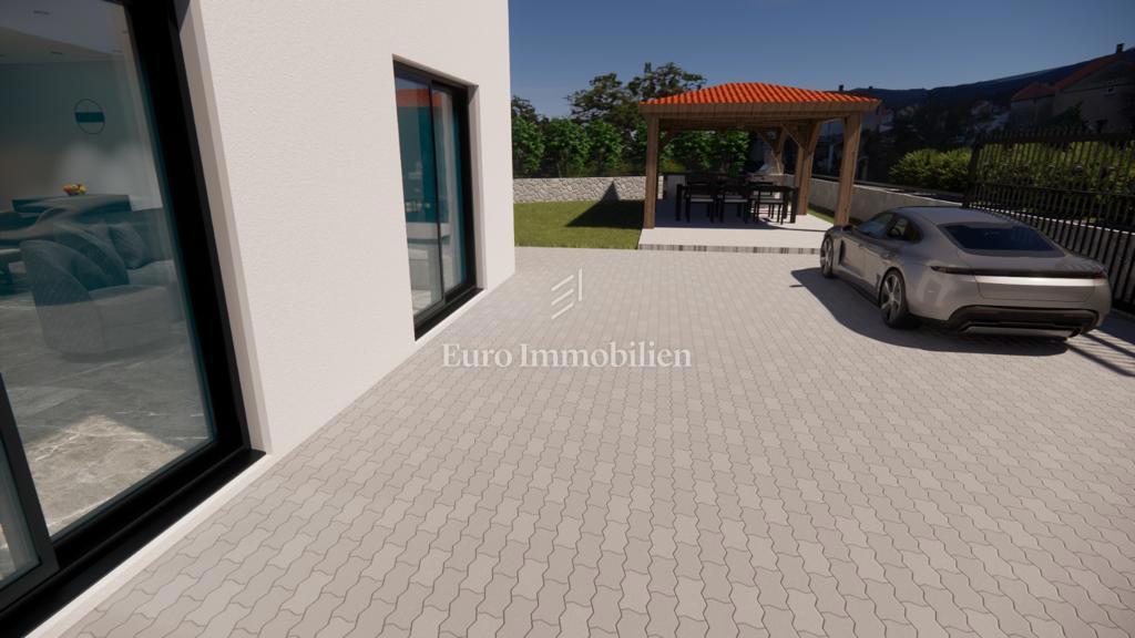 Casa semi-indipendente con piscina, nuova costruzione Vrbnik-dintorni