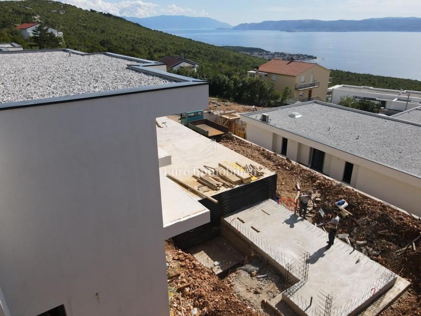 Crikvenica, villa moderna con vista mare