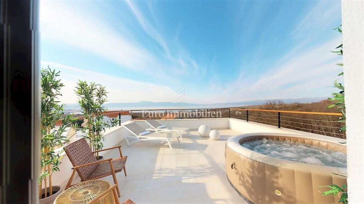 Bellissima villa con piscina e vista mare - Malinska