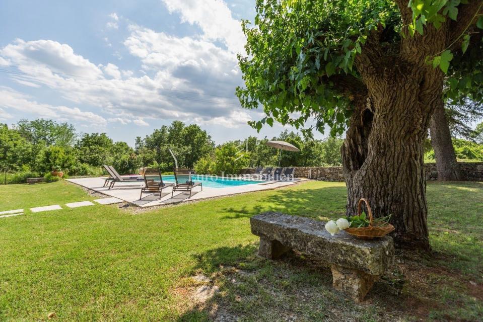 DINTORNI PARENZO Villa in pietra con piscina