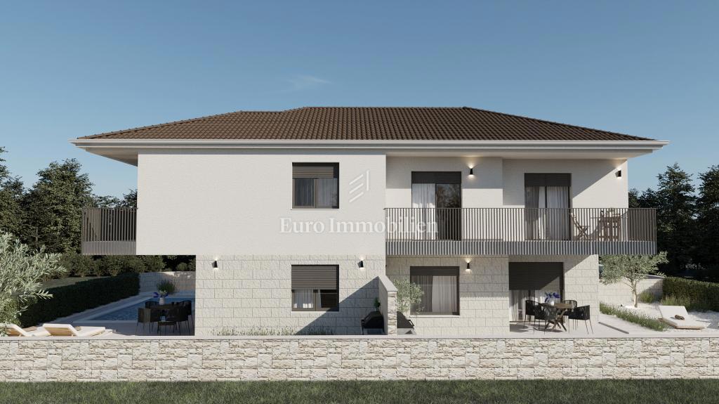Moderna nuova casa con piscina, Malinska
