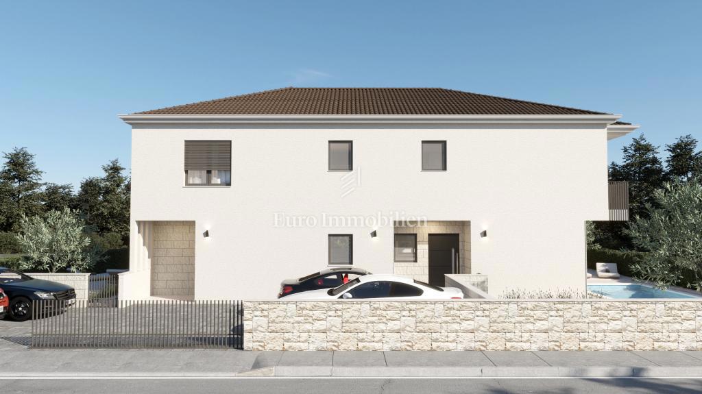 Moderna nuova casa con piscina, Malinska