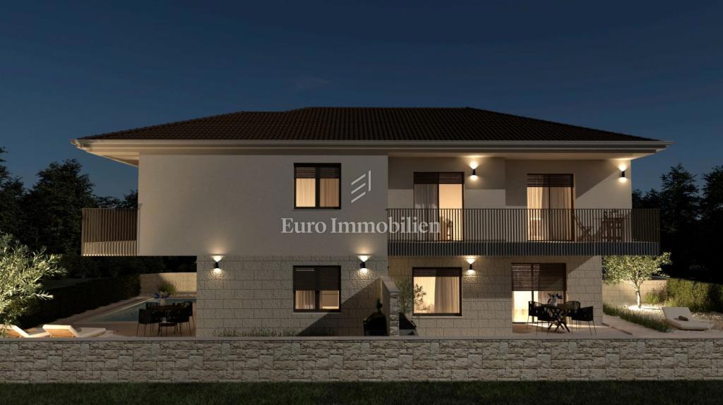 Moderna nuova casa con piscina, Malinska