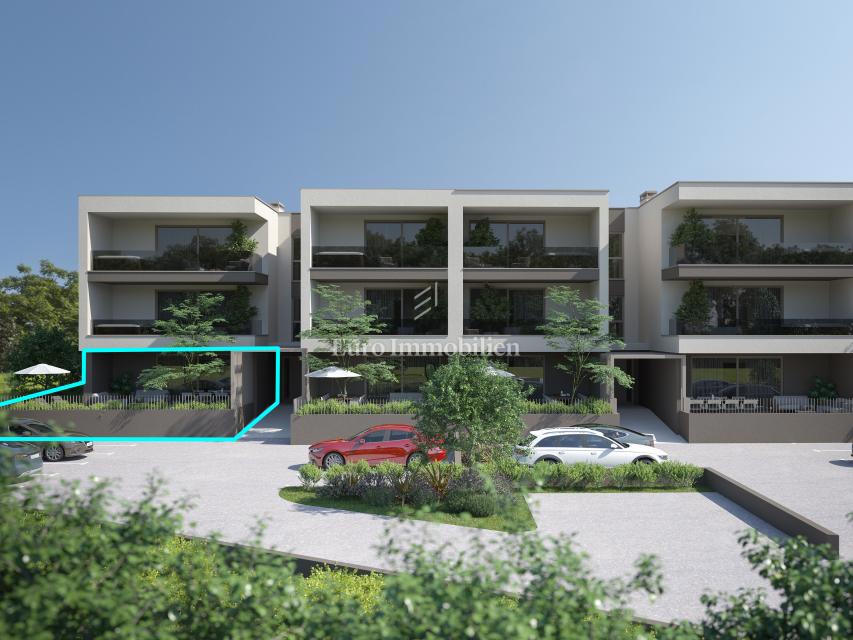 Peroj - appartamento in un nuovo edificio con cortile