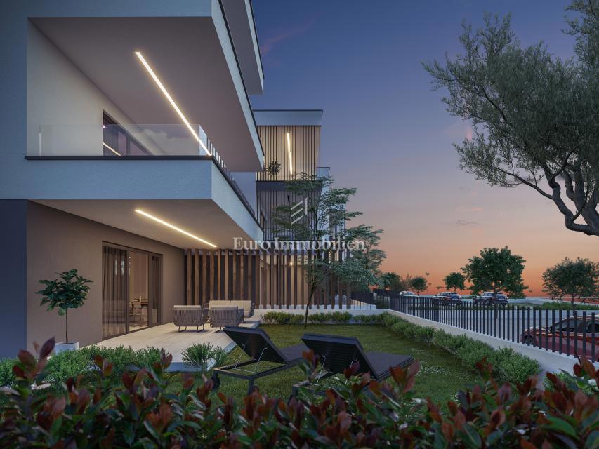 Peroj - appartamento in un nuovo edificio con cortile