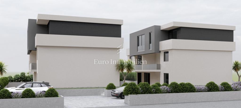 Šimuni, Pag - nuovo edificio, prima fila al mare