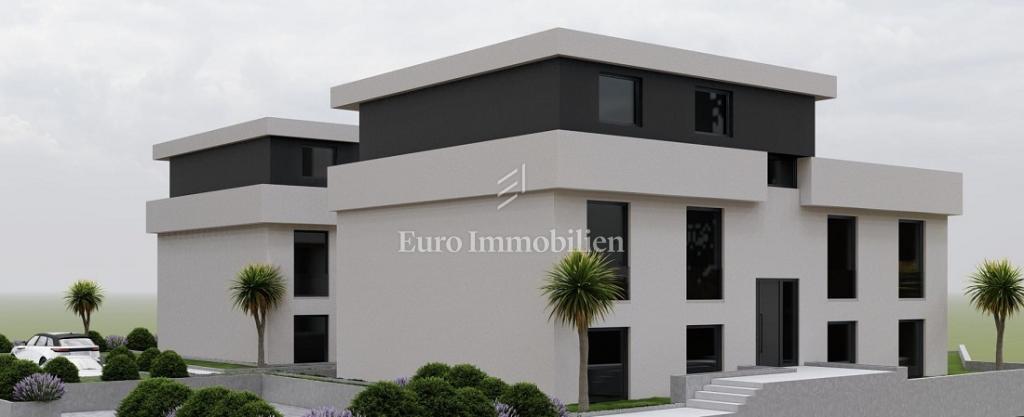 Šimuni, Pag - nuovo edificio, prima fila al mare